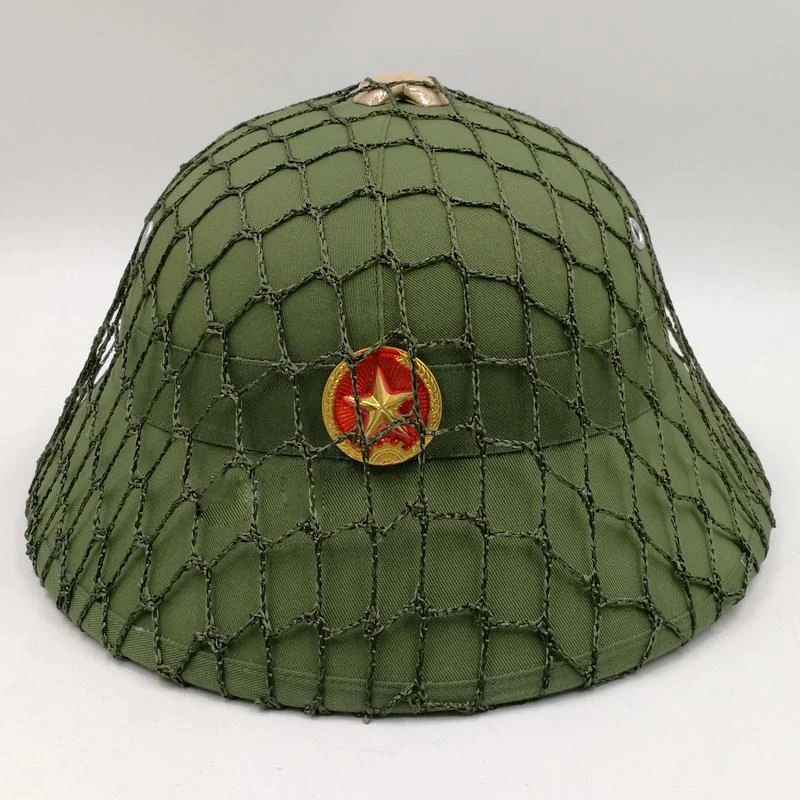 

Green Vietnamese national hat general hat head helmet performance props sun hat sun hat sun hat outdoor