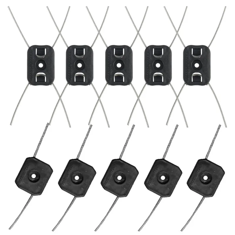 20Pcs Cordless Grass Trimmer Replacement Steel Wire Line Electric Trimmer Head Weed Eater Head Garden Lawn Accessories