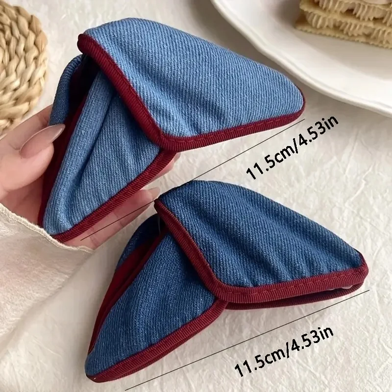 Einzelne Vintage-Haarspange mit Schleife, Retro, elegantes Haar-Accessoire für Pferdeschwänze und Hochsteckfrisuren, rutschfeste Haarklammer für Frauen – Detail 4