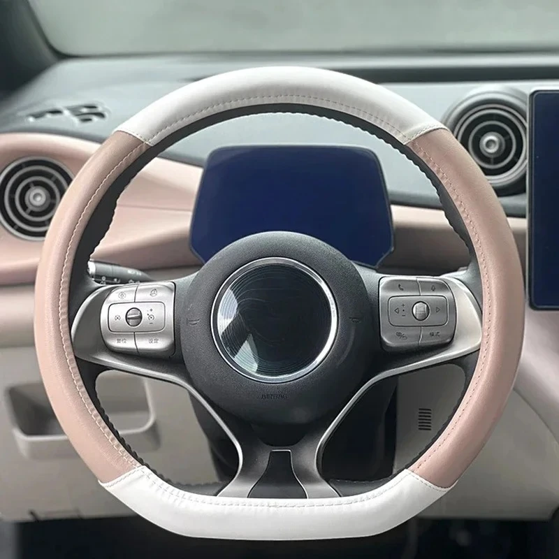 

Steering Wheel Cover Non-slip Sweat-absorbent Cover Auto Styling Decorative Accessories for BYD Dolphin ATTO1 EA1