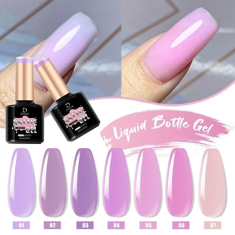 New Clear Building smalto per unghie Nude Pink Milk White Gel ad estensione rapida Gel per unghie semipermanente in gomma UV per Nail Art