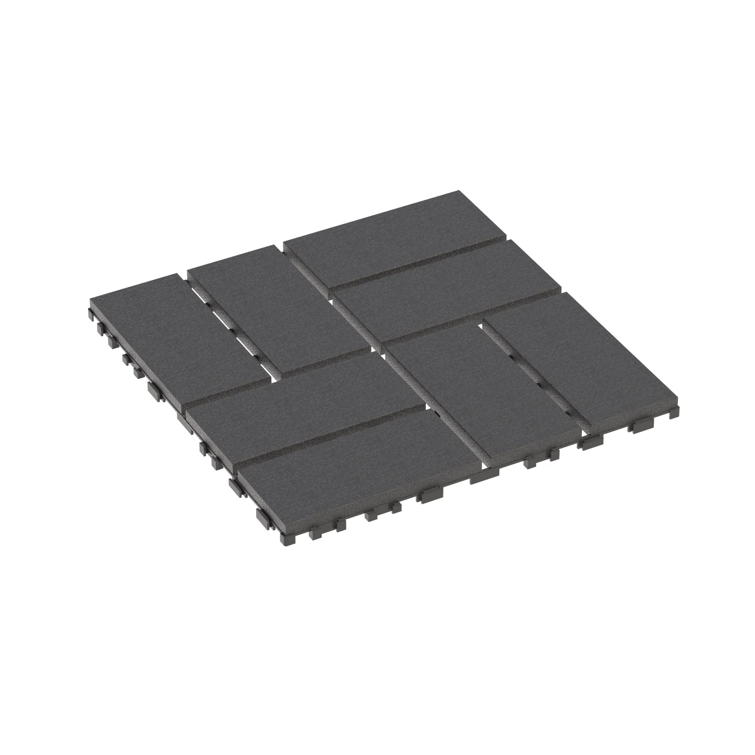 Plastic Interlocking Deck Tiles,44 Pack Patio Deck Tiles,12