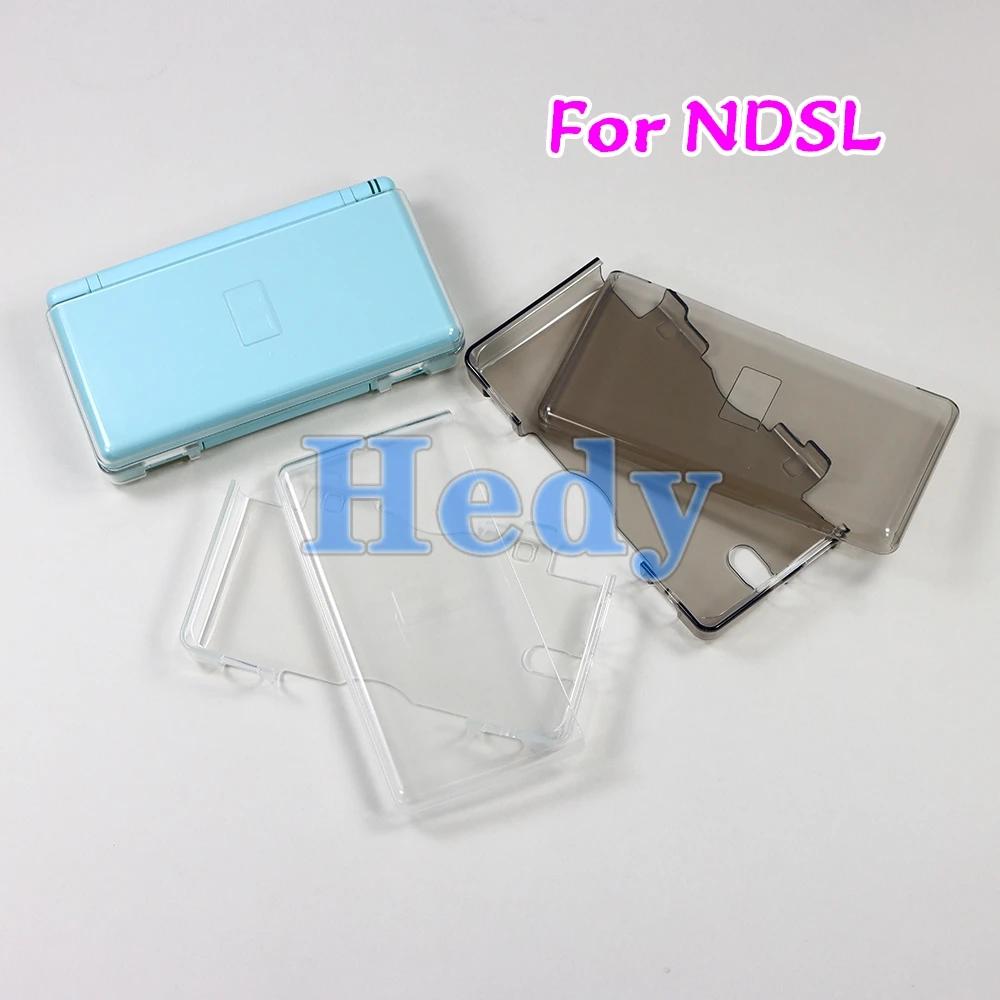 10PCS Repair For NDSL Clear Crystal Protective TPU Case Cover Hard Shell Skin For NDSI Protector Housing Cover Soft Case