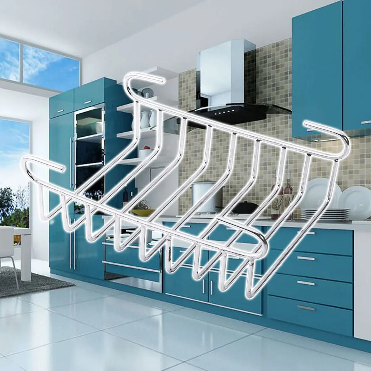 

Food Grade Stainless Steel Bread Cooling Rack Biscuit Cookie Shelf Nonstick Easy Cleaning Home Outdoor Camping DIY