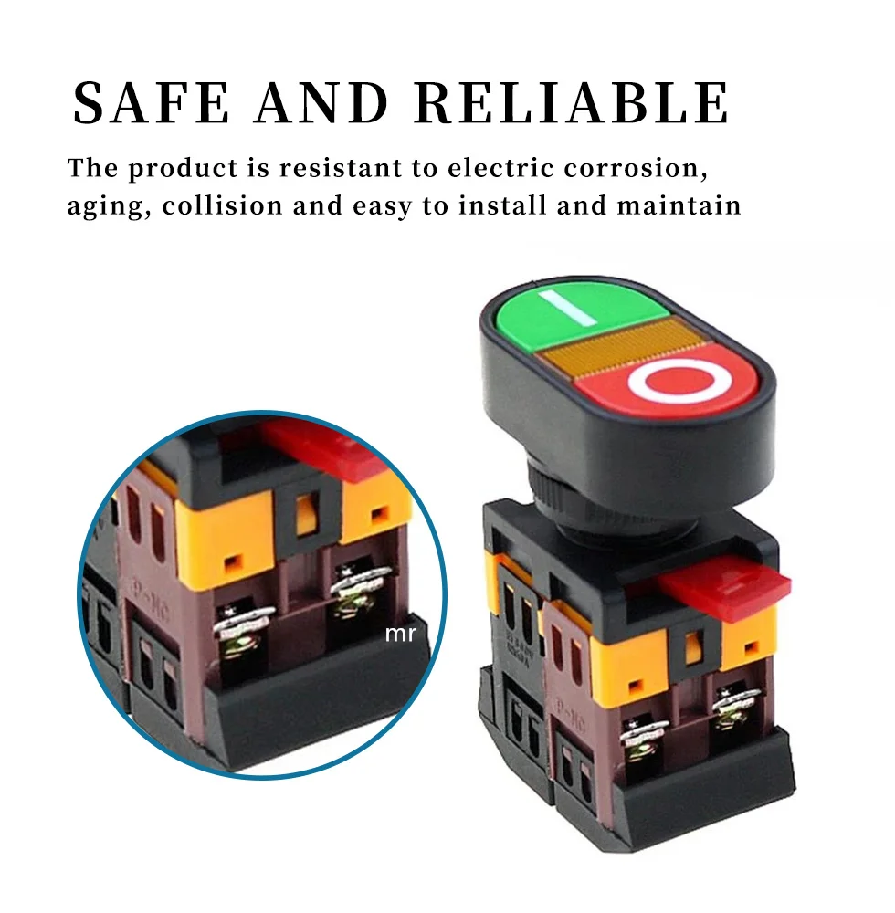Interruptor de Controle APBB-22N com LED Amarelo: Análise Técnica e Aplicações Práticas