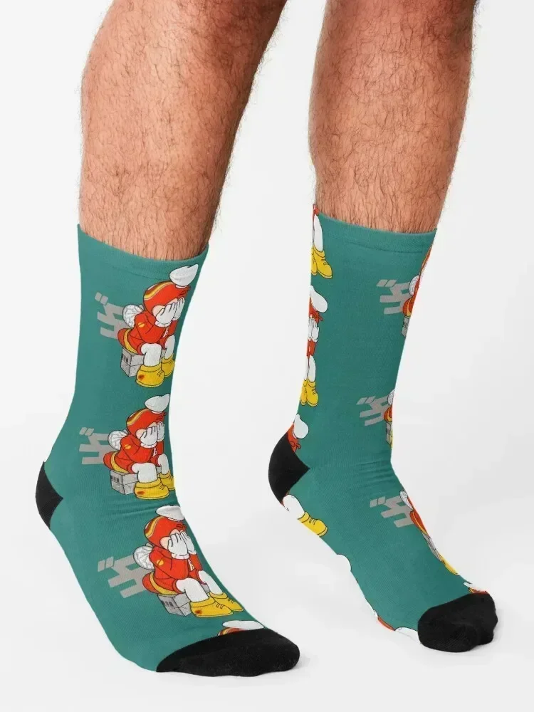 جوارب JOLLIBEE SADBOI KAMUSTA KA BIG 2 جوارب شتوية دافئة لكرة القدم مضادة للانزلاق للمشي لمسافات طويلة جوارب للأولاد للسيدات