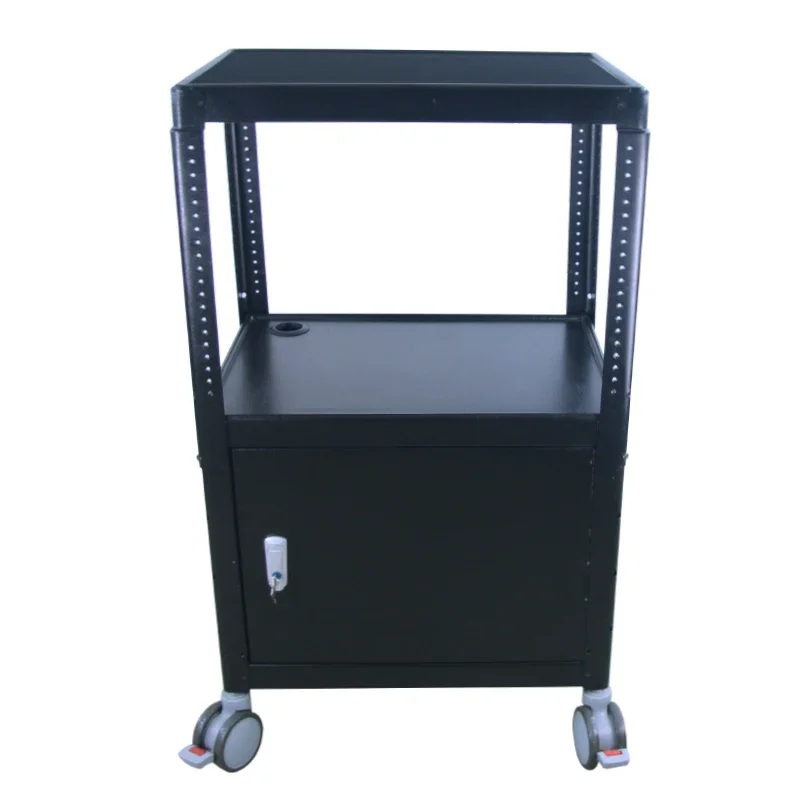 

Mobile computer cart, instrument cart, desktop computer printer trolley, operation and maintenance cart with monitor stand arm