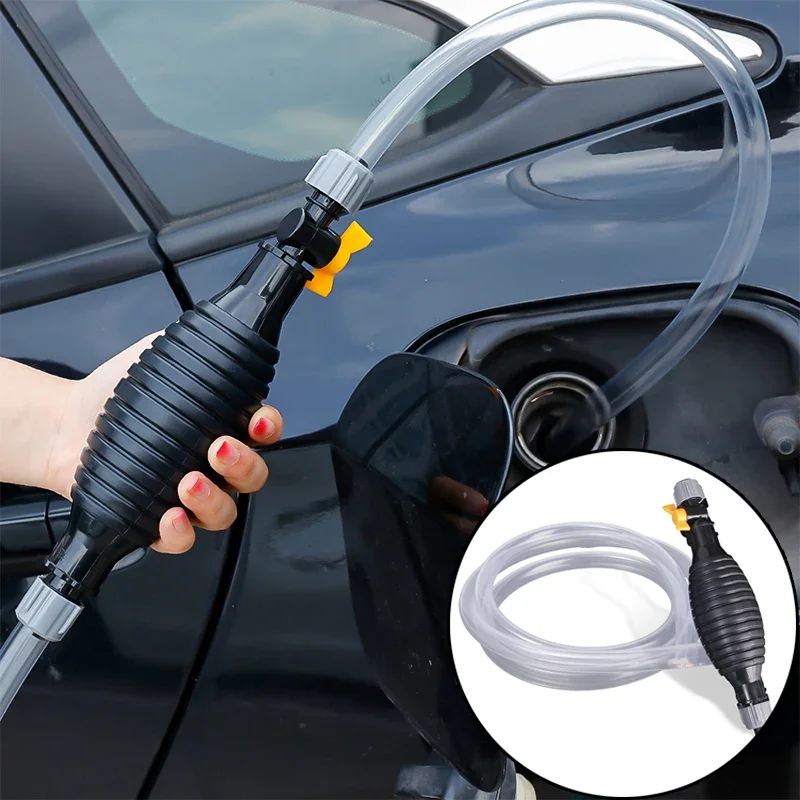 Universal Hand Gas Oil Pump Liquid Manual Pump Car Fuel Tank Sucker Oil Transfer Fuel Pump Petrol Diesel  Auto Parts