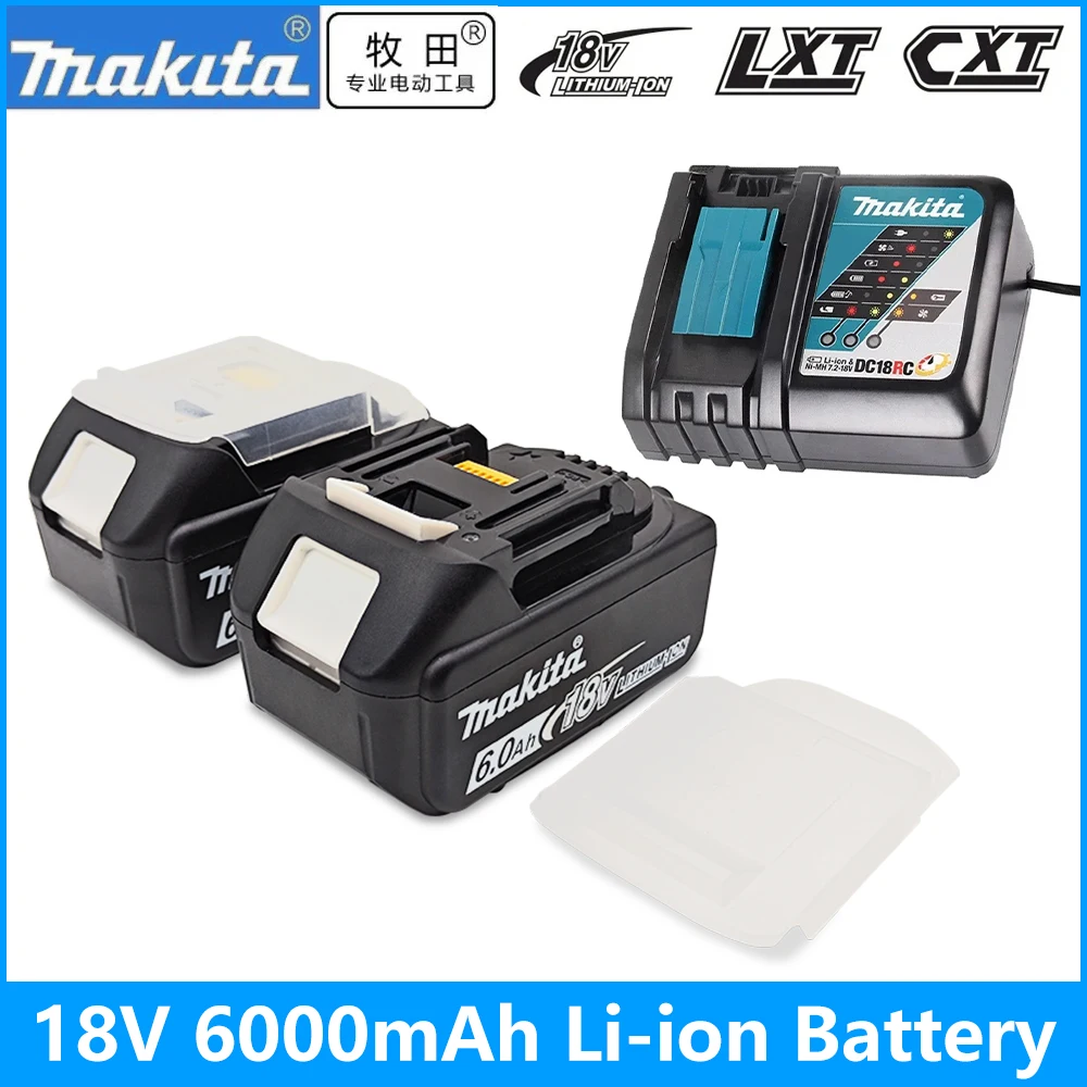 

Original 18V Makita 6000mAh Rechargeable Lithium ion Battery 18v Drill Replacement Batteries BL1850 BL1860 BL1830 BL1860B