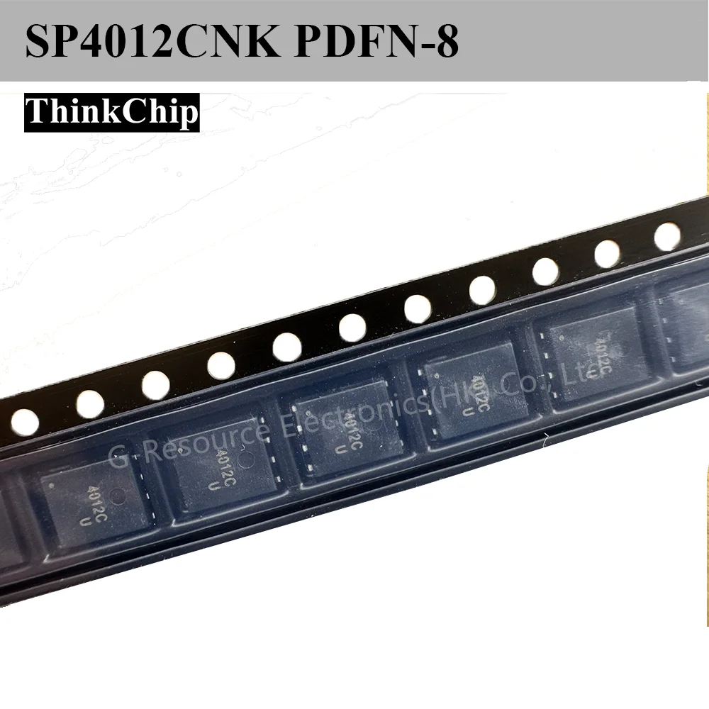 (10 pièces) SP4012CNK PDFN-8 MOSFET à canal N et canal P 40V 25A 32W