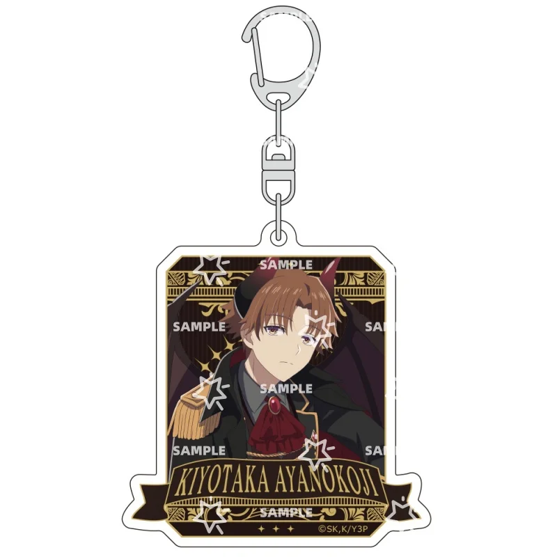 Classroom of the Elite Anime Kiyotaka Arisu Honami Kei Acrylic Keychain Collecting 6CM Schoolbag Pendant Cosplay Toy For Gift