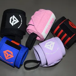 Weightlifting Wrist Wraps 58cm Professional Grade Wrist Support with Heavy Duty Thumb Loop for Men Women Gym Strength Training