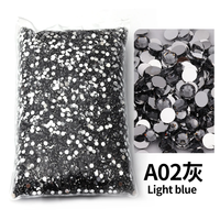 black diamond2-6mm Resin Non Hot Fix Rhinestones Bulk Wholesale Flat Back Plastic Crystals Nail Ab Trimmings Crystals For Crafts