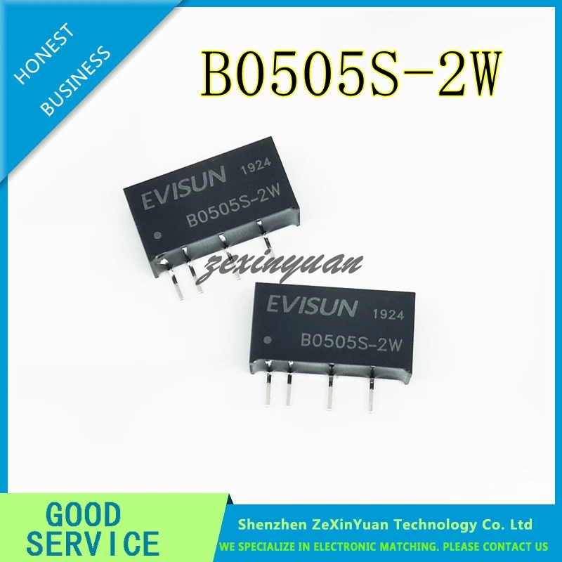 20PCS/50PCS/100PCS 100% NEW Original  B0505S-2W B0505S SIP-4 5V TO 5V 2W DC-DC isolapted power module