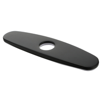 10 Inch Stainless Steel Sink Hole Cover Brushed Single Hole Faucet Plate For 3-Hole Basin Escutcheon Cover Plate Kitchen Faucet