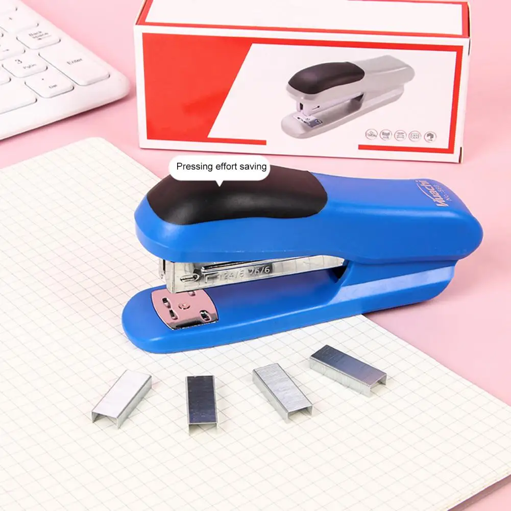 Easy to Press Stapler Stapler with Comfortable Grip Effortless Binding Stapler Comfortable Grip Fast Labor-saving for Stationery