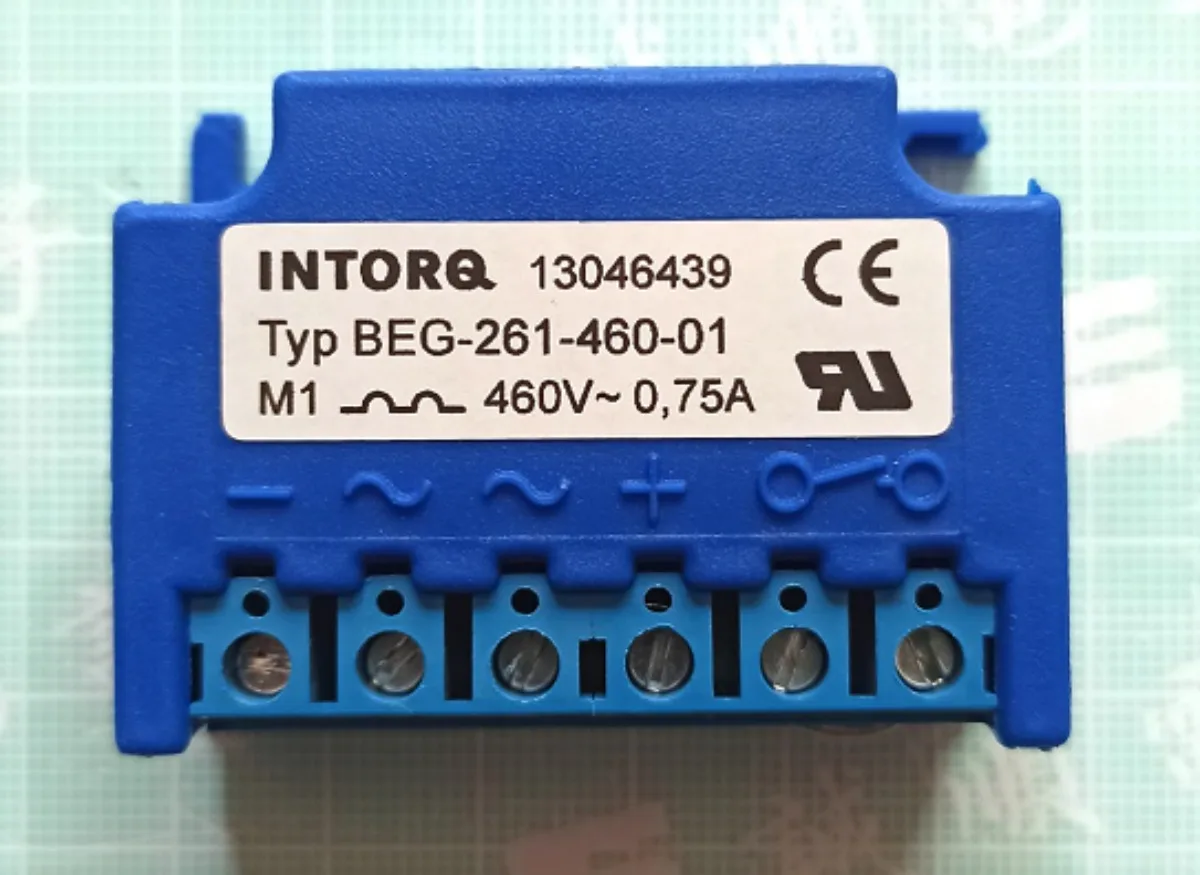 

Brake Rectifier For INTORQ BEG-261-460-01 460V 0.75A - High Precision Reliable Performance Ideal For Motor Control Features
