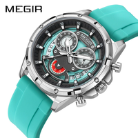 MEGIR 2248 Casual Men Quartz Watch Chronograph Luminous Calendar Outdoor Sports Fashion Watches for Man relojes para hombres