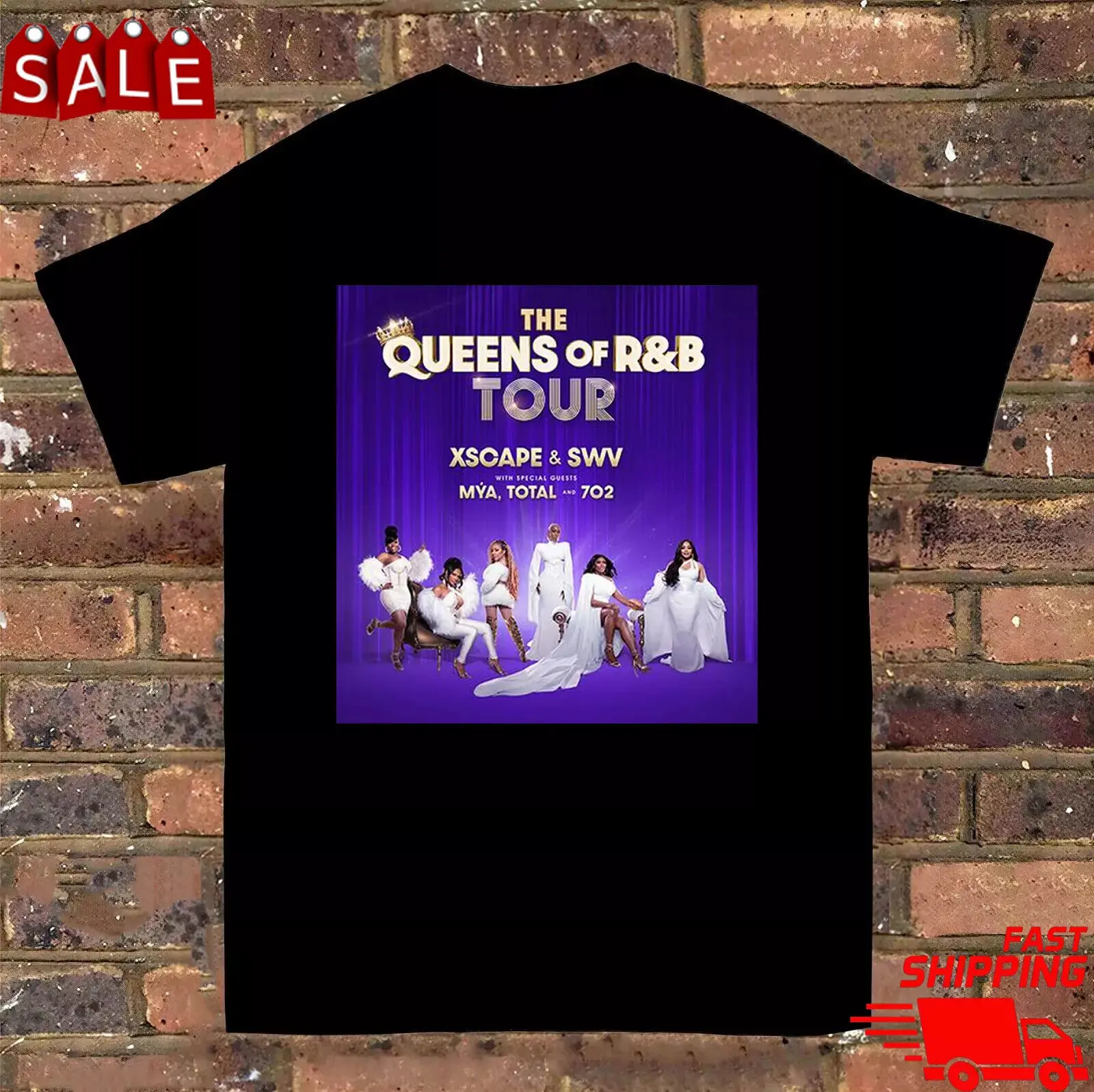 The Queens of R B Xscape and SWV On Tour T Shirt Full Size S 5XL SO105