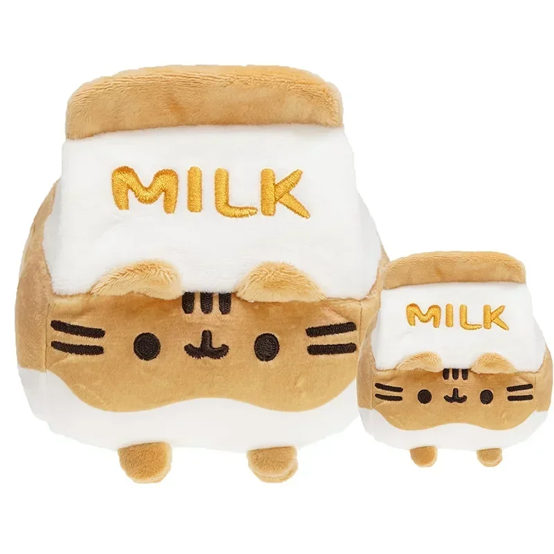 

Pusheen кошка бутылка молока плюшевая игрушка Kawaii котенок хвост задняя часть сока напиток мягкая кукла пледы подушка диван Декор подушка детский подарок
