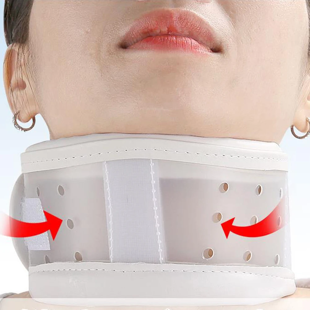 

Neck Brace Cervical Adjustable Corrector Support for Women Men Universal Soft Breathable Immobilization