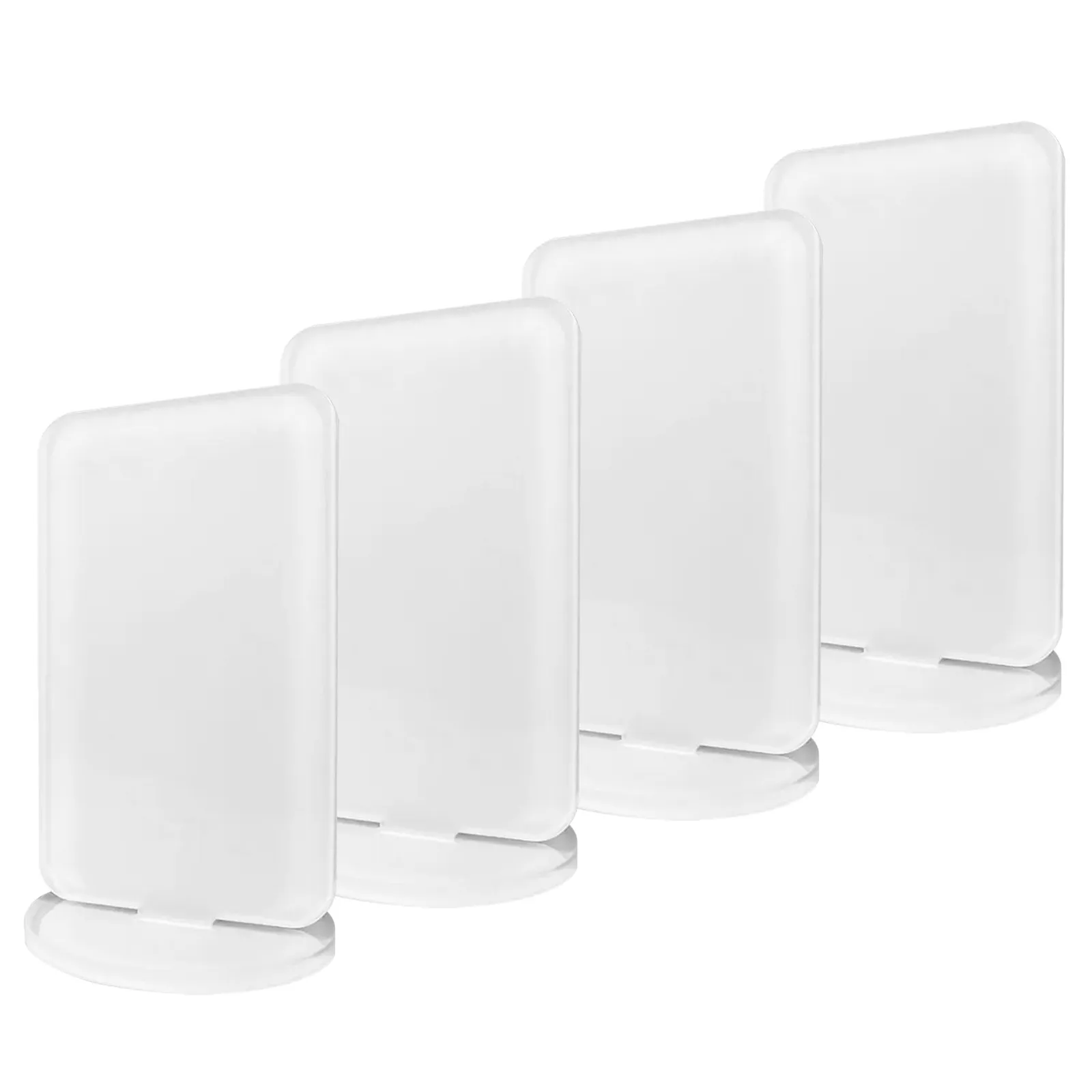 4Pcs Sublimation Acrylic Photo Stand Blank Table Display Base DIY Store Restaurant Wedding Office Heat Transfer