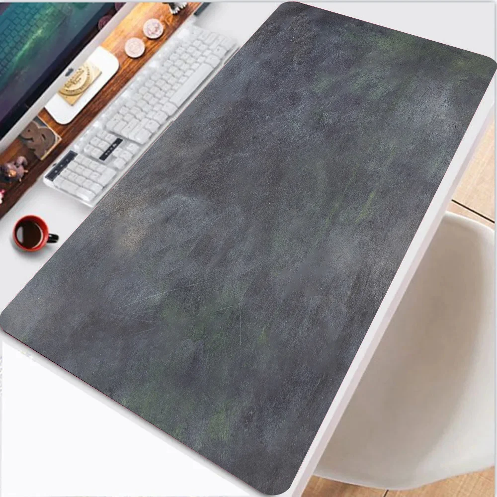 

Grey Marble Large Gamer Mousepad Keyboard Mat Desk Pad Mat Desktop Computers Table Gaming Office Carpet Table Mat Non-slip Pad