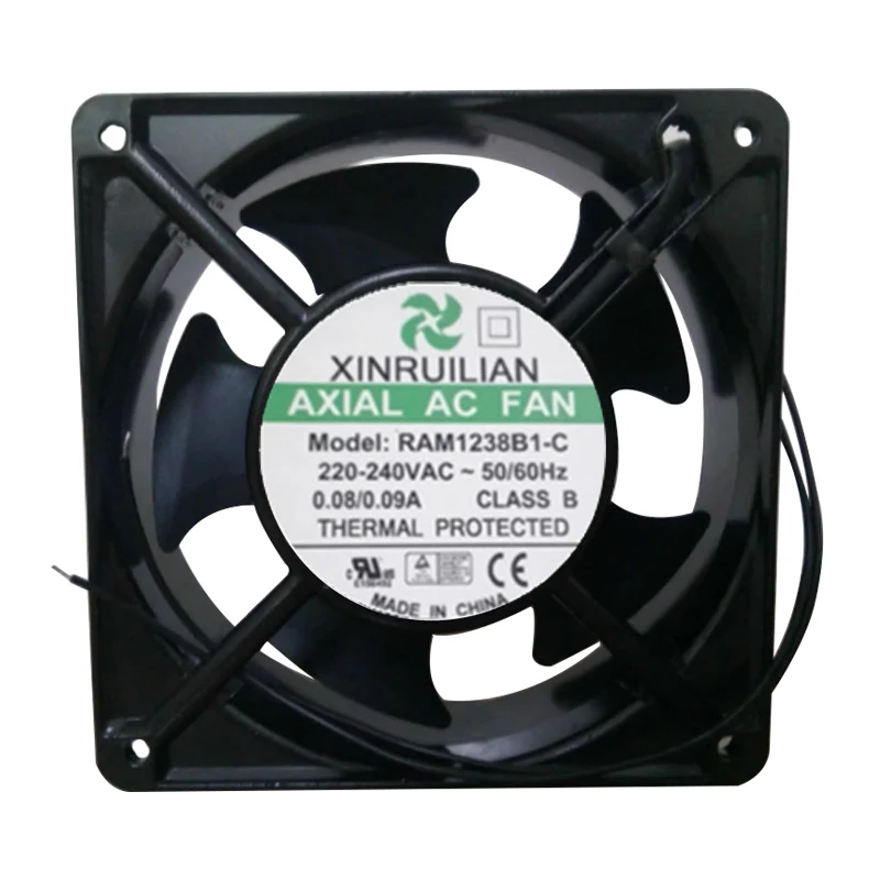 120x120x38mm RAM1238B1 220-240V 12038 0,08/0,09A Ventilador CA axial