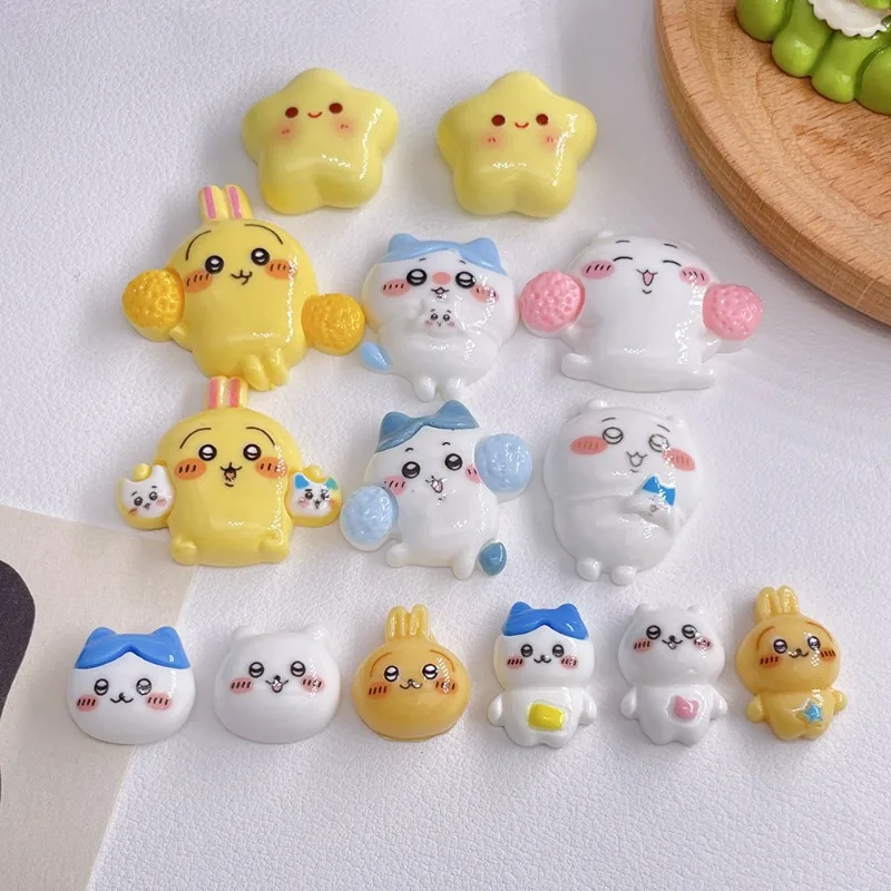 

14pcs Cartoon New Chiikawa Hachiware Usagi Shoes Accessories Kawaii Anime Hole Shoes Buckle Diy Decoration Removable Girl Gifts
