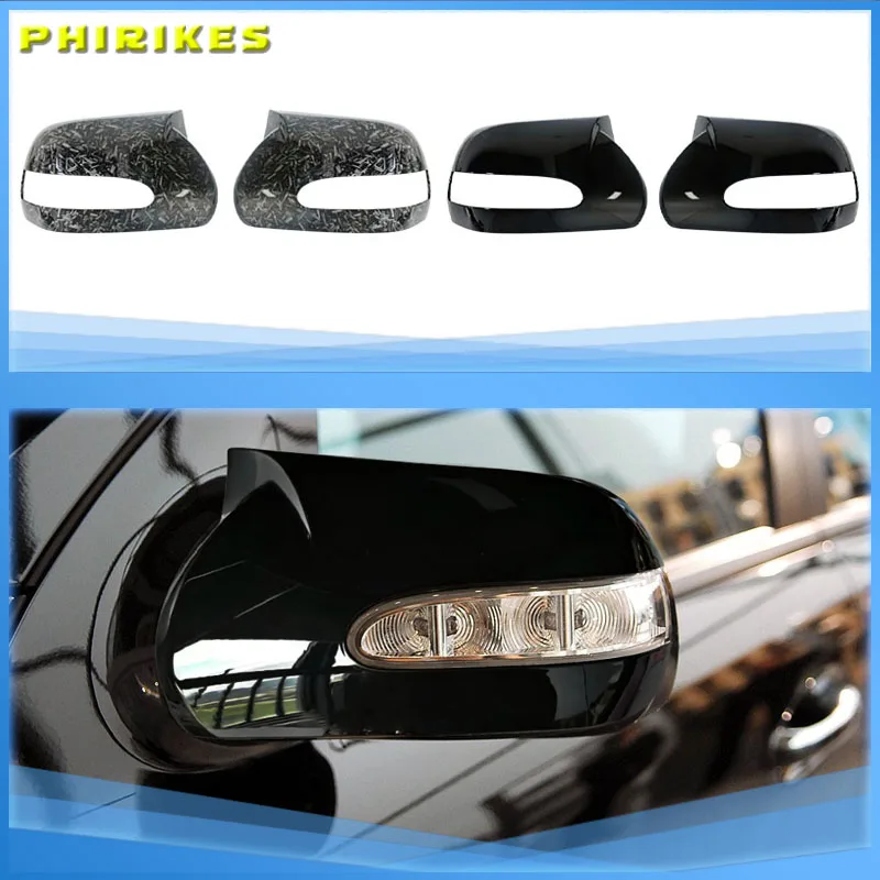 Links Rechts Glänzend Schwarze Seitenspiegelabdeckung für Mercedes Benz W164 ML-Klasse 2005-2009 Auto-Zubehör