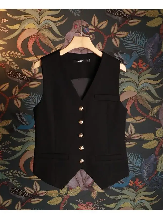 

Women's New Style Spring and Autumn Style Small and High-end Style Fashionable Vest ZT609