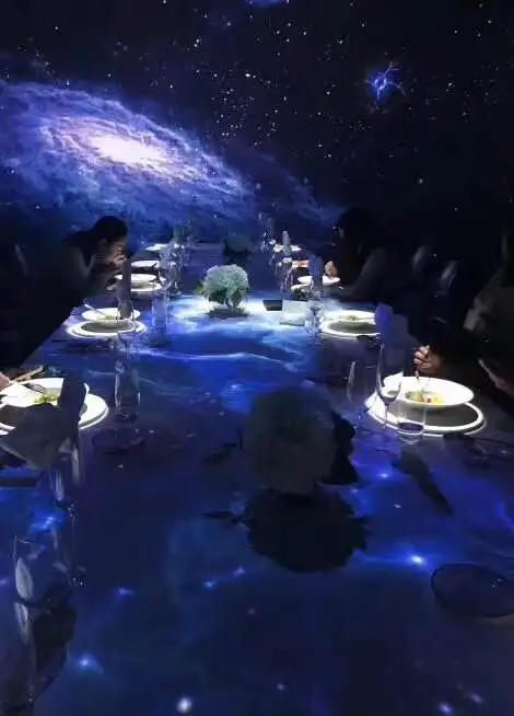 Immersive Restaurant Projection Wall Interactive Projection Software Interactive Display Projection