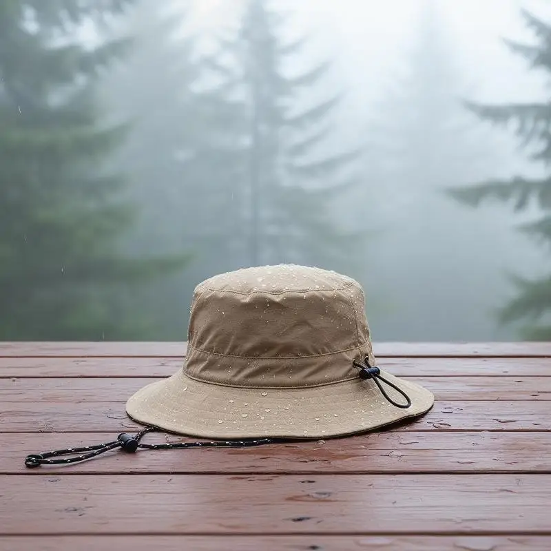 Sommerlicher Sonnenschutz Wasserdichter Fischerhut Camping Wandern Bergsteigerhut Faltbare Aufbewahrungstasche – Detail 11