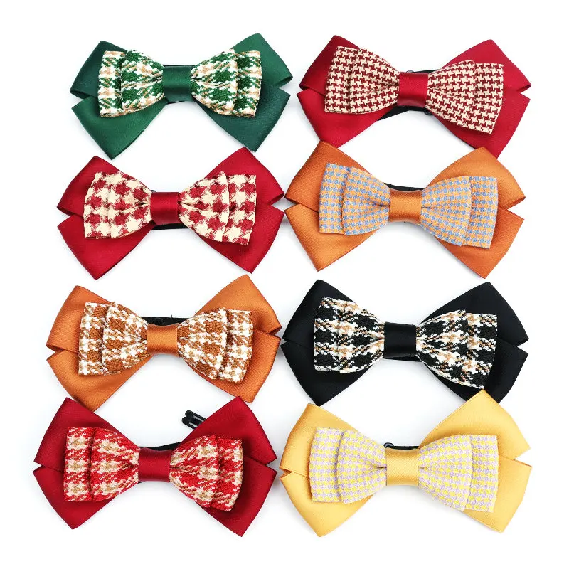 

Hand Made Men Bow tie Wedding Bow ties For Women Bow knot Adult College Bow Ties Cravats Party Groomsmen Bowties For Gifts