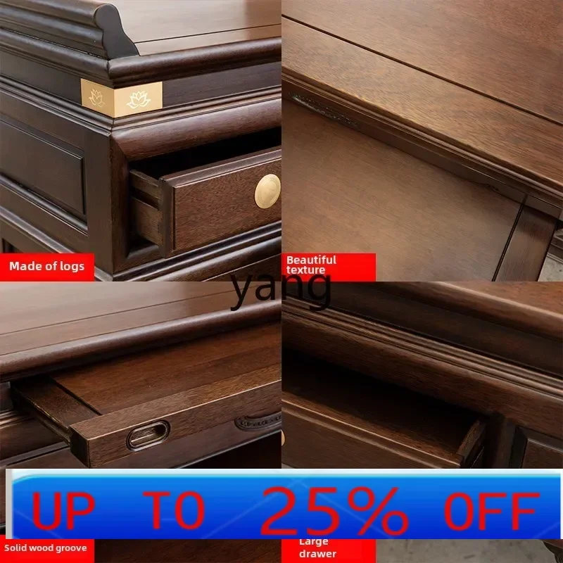 

CX ebony incense table home offering table new Chinese tribute platform