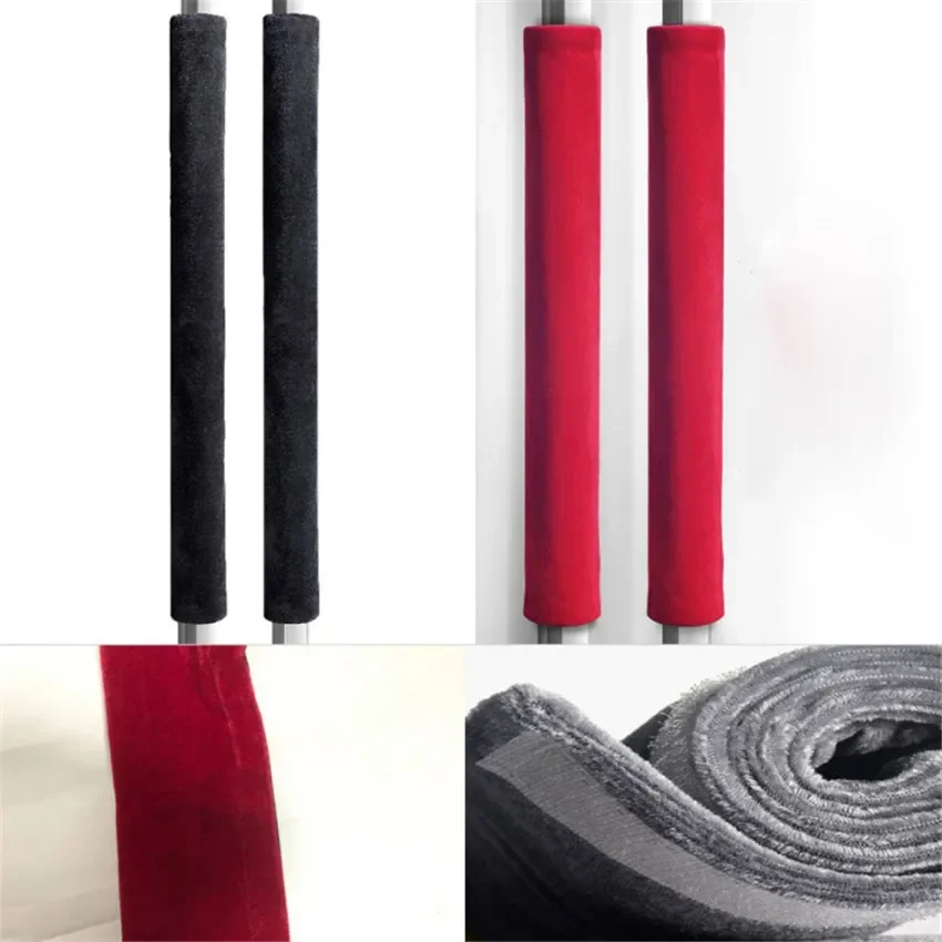 Velvet Cloth Fridge Door Knob Covers,Pad Handle Gloves, Anti-slip Refrigerator Handle Covers, Protective Sleeve,Dust Cover,1 Set