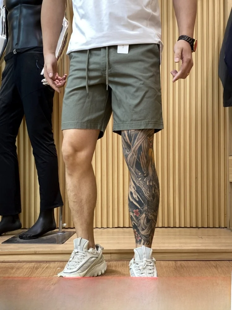 Men's Summer Casual Cotton Linen Blend Shorts Breathable Moisture Wicking Straight Leg Fashionable Vintage Shorts