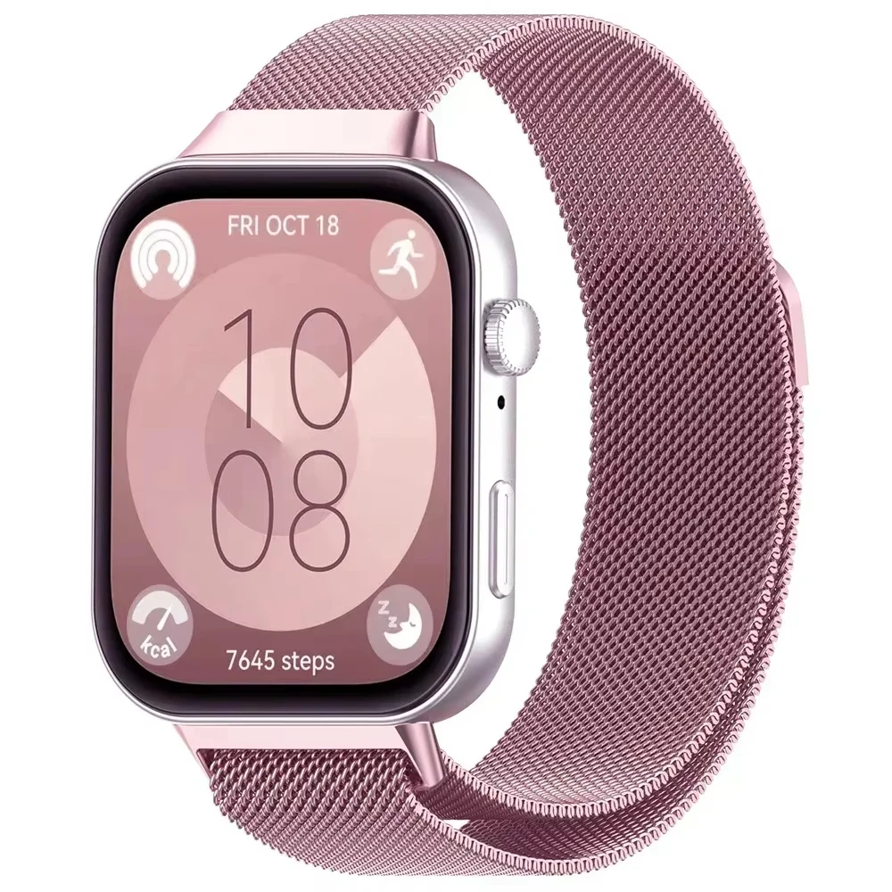 حزام حلقة ميلانو لساعة هواوي FIT 4 pro-Fit 4 حزام مغناطيسي من الفولاذ المقاوم للصدأ لملحقات أشرطة Huawei Fit 3 Fit4