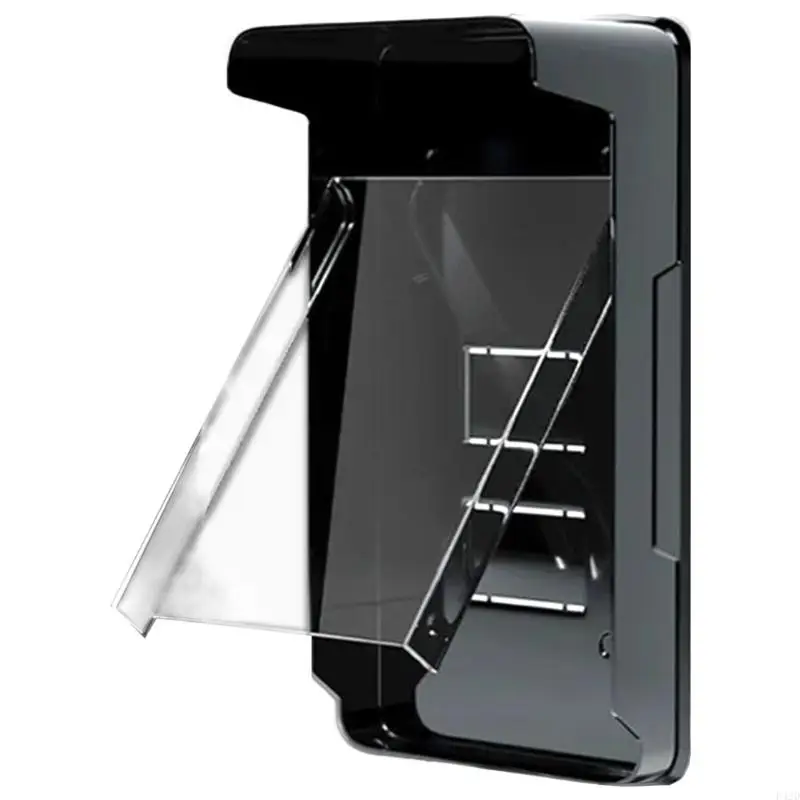 

F42D Upgrades Clear Protective Shield Waterproof Sunproof Designs Plastic Rain Shield for Doorbells & Access Control Systems