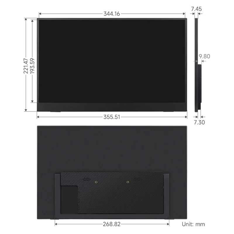 A13E-15.6Inch Touch Screen LCD Portable Type-C/Minihdmi-Compatible Interface IPS Display For Raspberry Pi 5, Mobile Phone