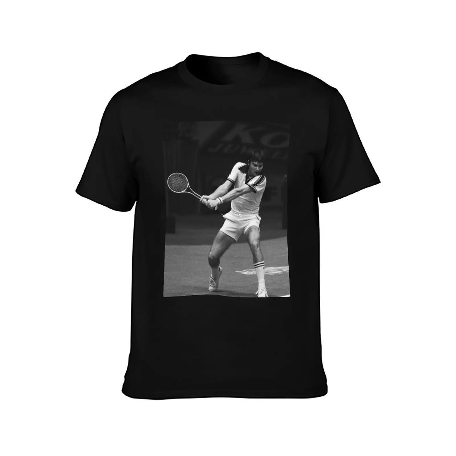 Jimmy Connors 4: Jimbo The Brash Basher of Belleville: Tennis Legend T-Shirt, Summer Casual Cotton Tee, Vintage Graphic Print
