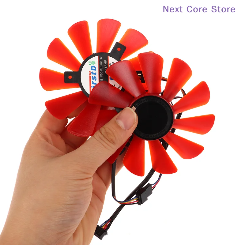 [NC]1 Pair 87MM Diameter RX-570- RX-580- FDC10U12S9-C For RX570 RX580 Video Graphics Cards Cooling As Replacement Fan[NC]