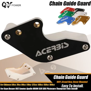 Guia de corrente para roda dentada traseira de motocicleta, proteção para honda xr crf 50 70 xr50 crf50 90cc 110cc 125cc pit dirt bike motocross
