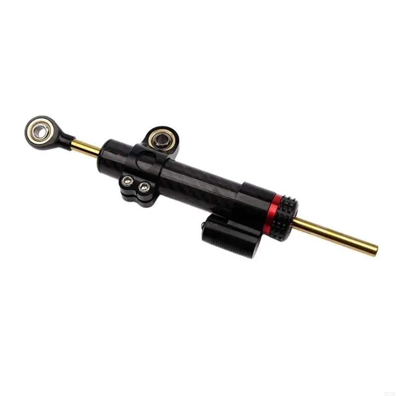 M76E Motorrad-Lenkungsdämpferstabilisator mit Ösenanschlüssen, einstellbarem Widerstand und kurzem 252-mm-Körper für die Straße – Detail 7