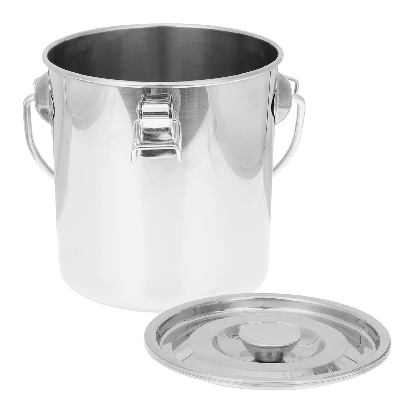 Secchio in Acciaio Inossidabile Premium Ermetico, Design Compatto e Portatile per Barbecue e Campeggio