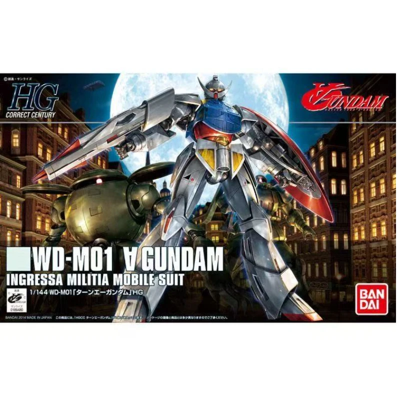 

В наличии Bandai, оригинальный Gundam HG HGUC 1/144, обратная сборка, модель, коллекционные праздничные подарки, украшения, модные развлечения