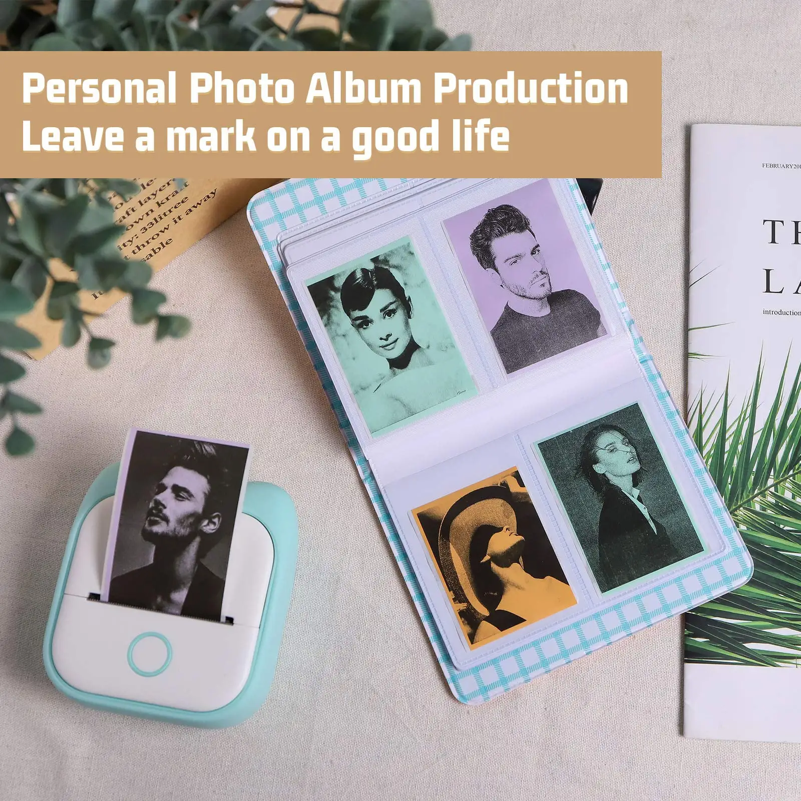 Phomemo T02 Mini Pocket Printer Paper Thermal Printing Paper 53mm 50mm Sticker Paper Non/Self-adhesive Printer Paper 3 rolls/box