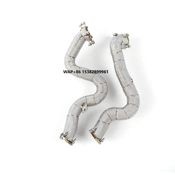 

Выхлопная труба SDO Free Flow для S6/S7 C7 4.0T 2013-2018, из нержавеющей стали 304, с теплозащитным экраном, даунпайп