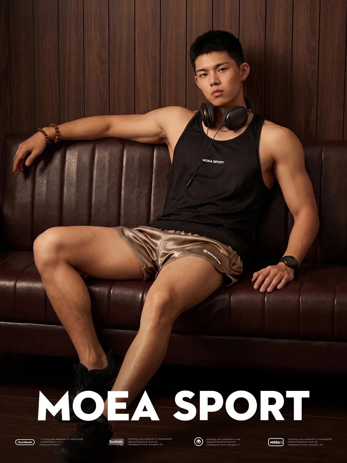 Men's Ice Silk Satin Short Pants Quick Dry Breathable Fitness Two-Part Sports Shorts Home Arro Pants Running Clothing
