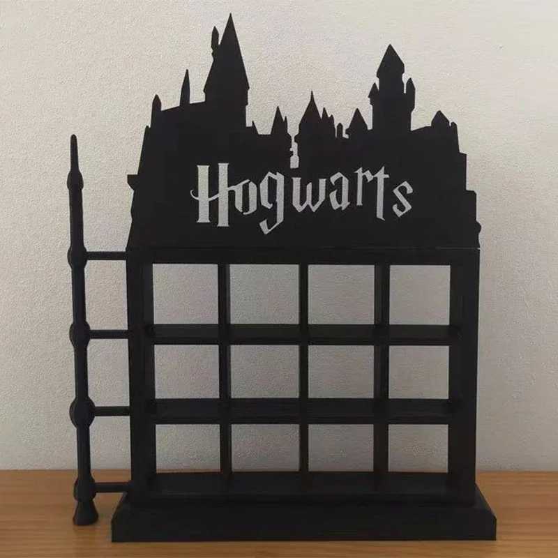 Holz Film Thema Action figuren Vitrine Sammlerstücke Display Regale Rack für Figuren Schnaps gläser Sammlung Halloween